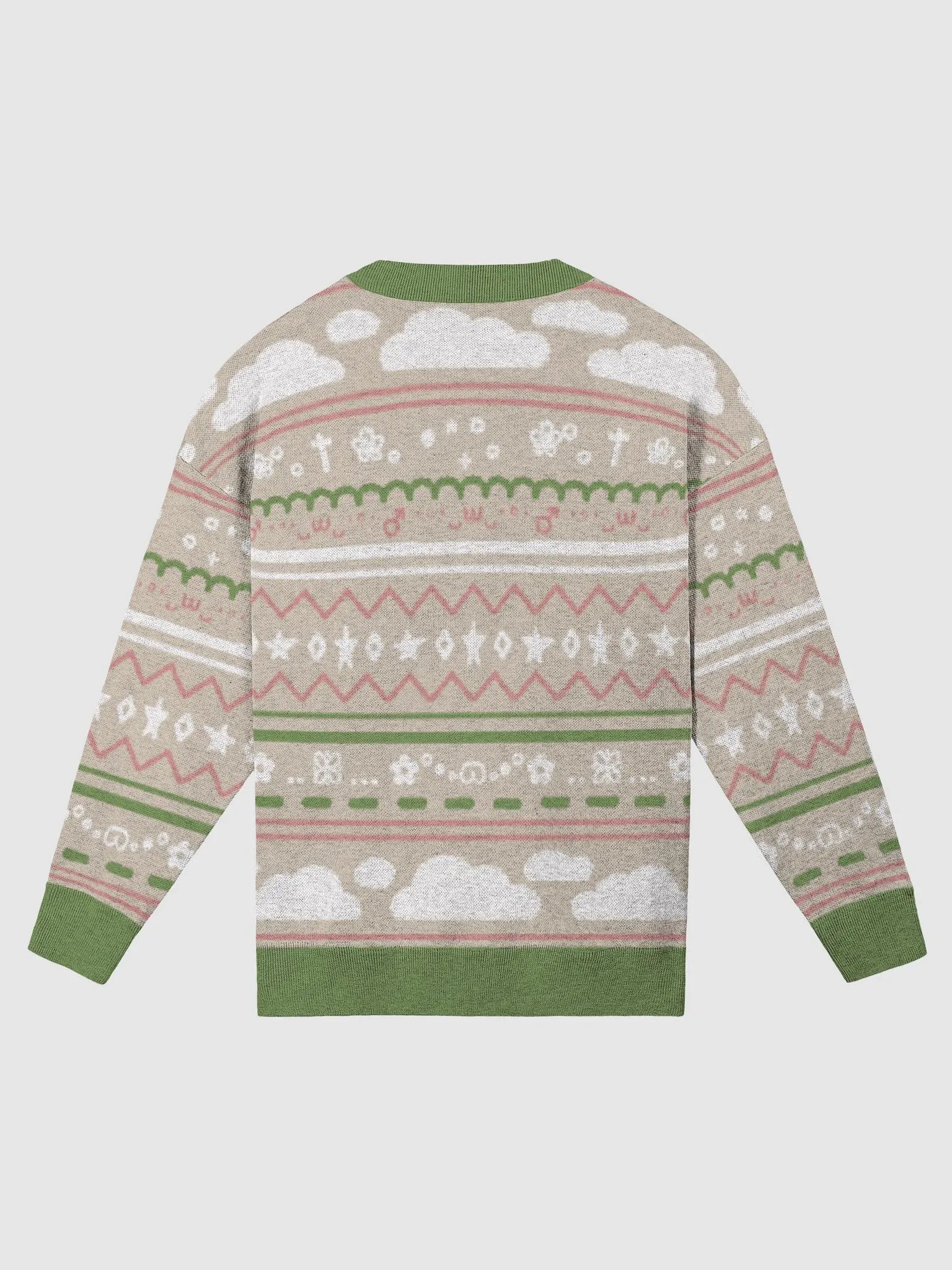 Cloudy Christmas Sweater - Beige product image (9)