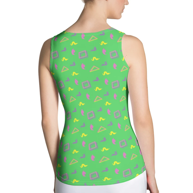 Oh Worm? green femme cut tank top product image (2)