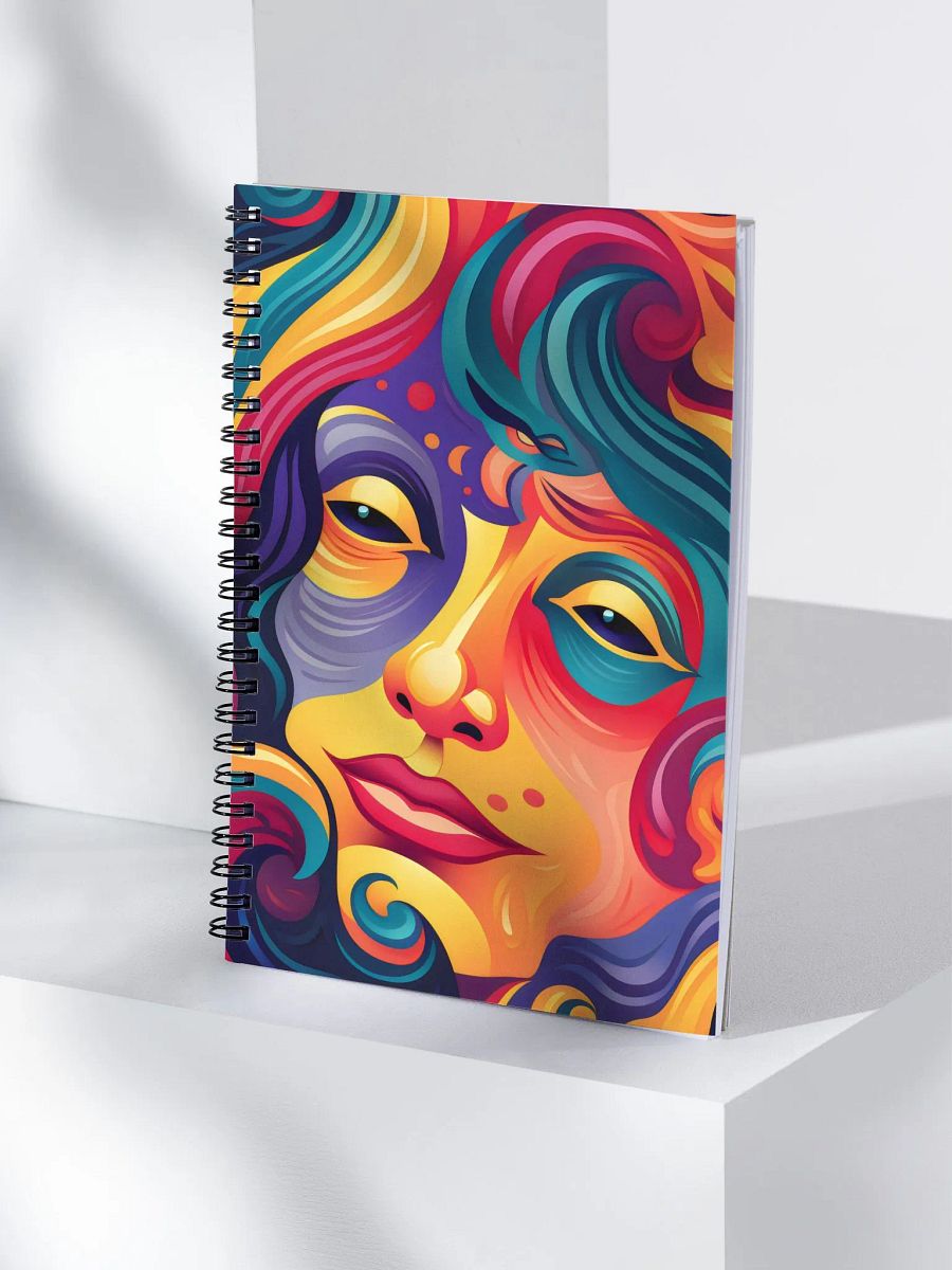 Serenity Spiral: Customizable Notebook product image (4)