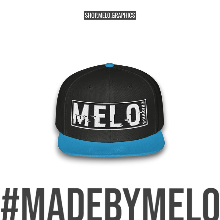 MELOgraphics Classic: Two Tone - Snapback Hat | #MadeByMELO product image (3)