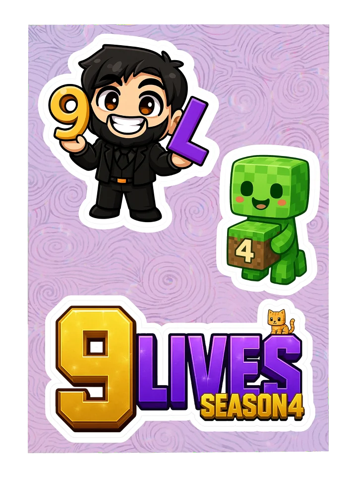 9LS4 Sketch Sticker Sheet product image (1)