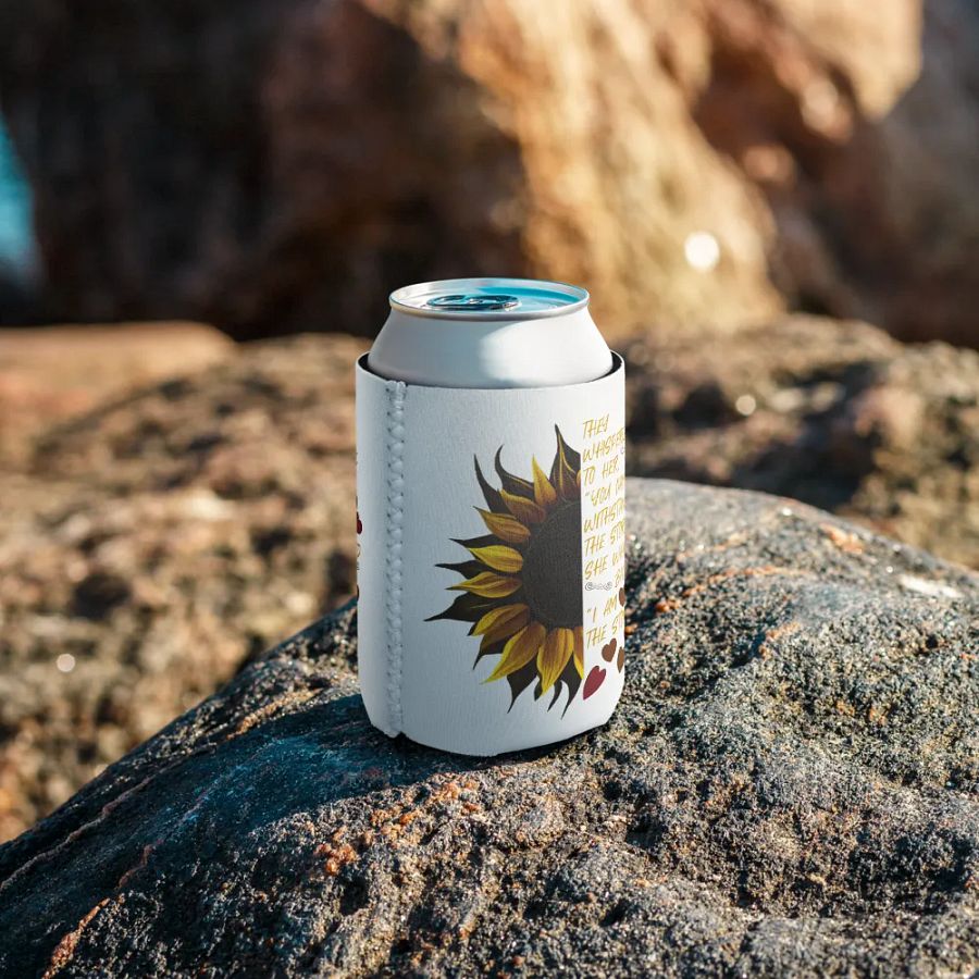 I Am the Storm Sunflower Can Cooler product image (9)