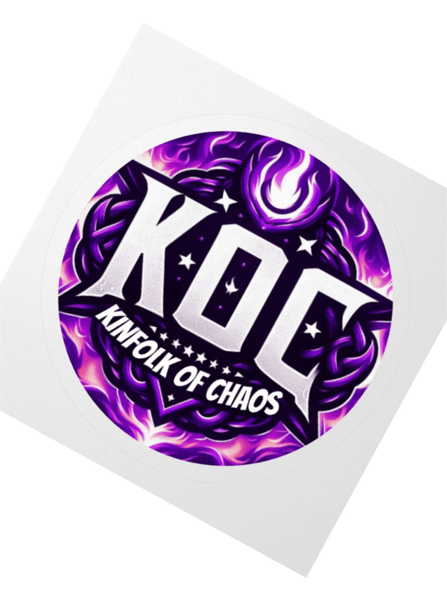 KOC Flame Logo Kiss Cut Stickers product image (4)