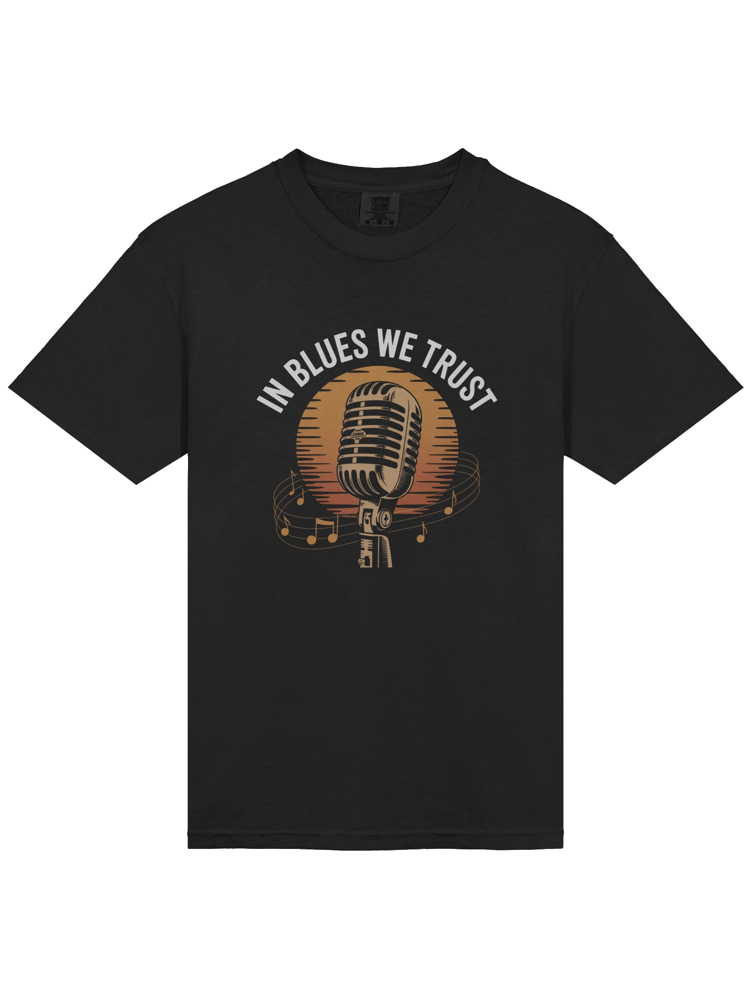 In Blues We Trust – Unisex Softstyle Tee (The Slogan Series) product image (3)