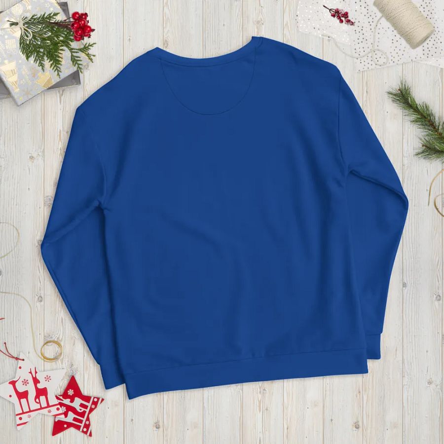 Plain Ocean Blue True Summer Unisex Recycled Polyester Heavyweight Premium Sweatshirt by Treasure Pie product image (12)