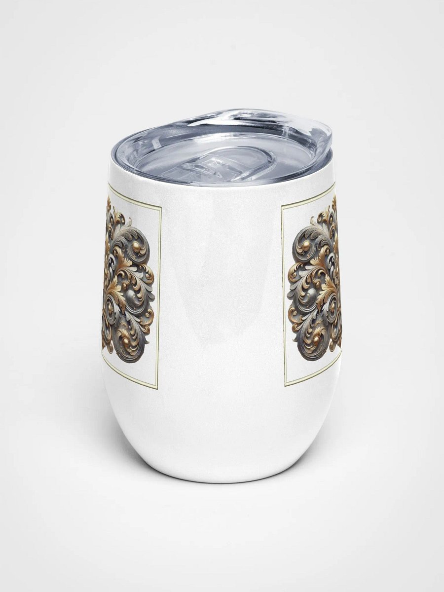 Ornate Floral Wine Tumbler product image (1)