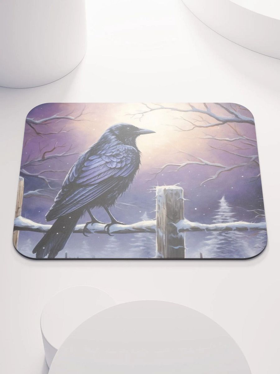 Comfy Desk Mat 🟣 Winter Bird Scene product image (1)