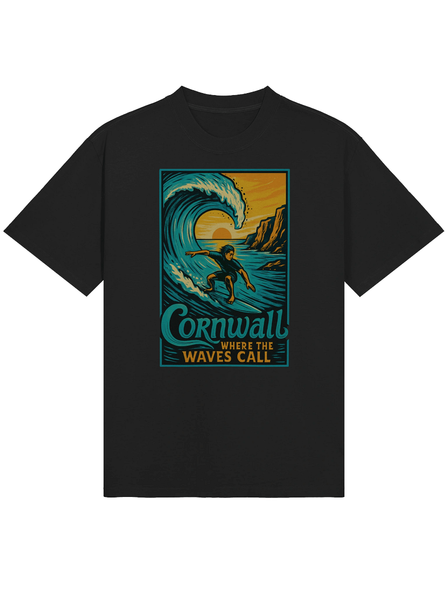 Cornish Surf Life Oversized Faded Tee product image (4)