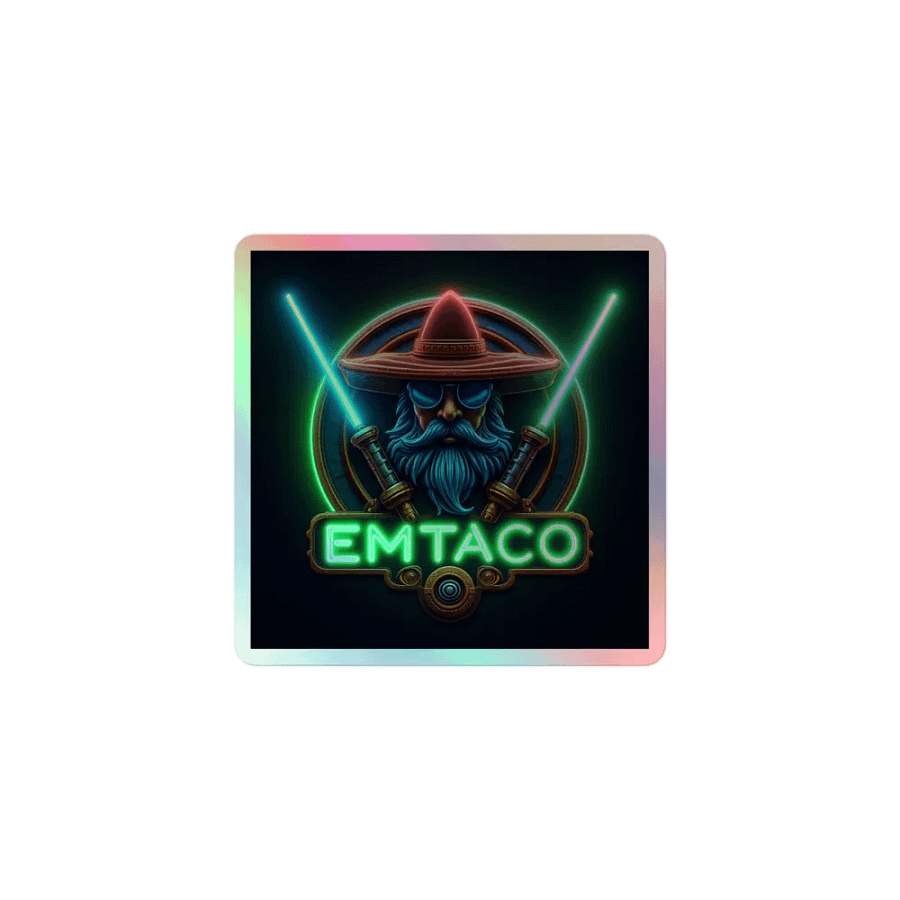 EMTaco Holographic Sticker Pack product image (1)