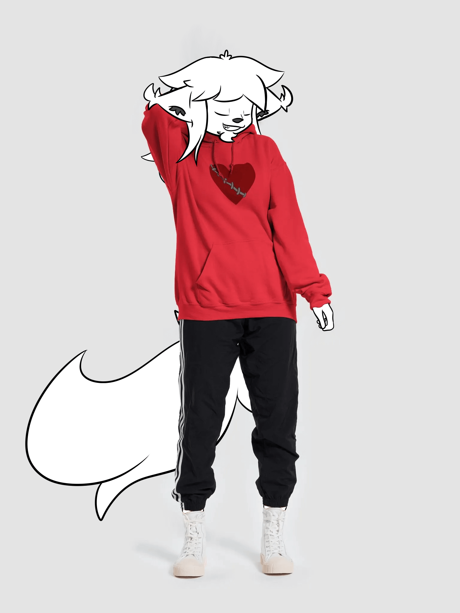 Stitched Heart Hoodie product image (5)
