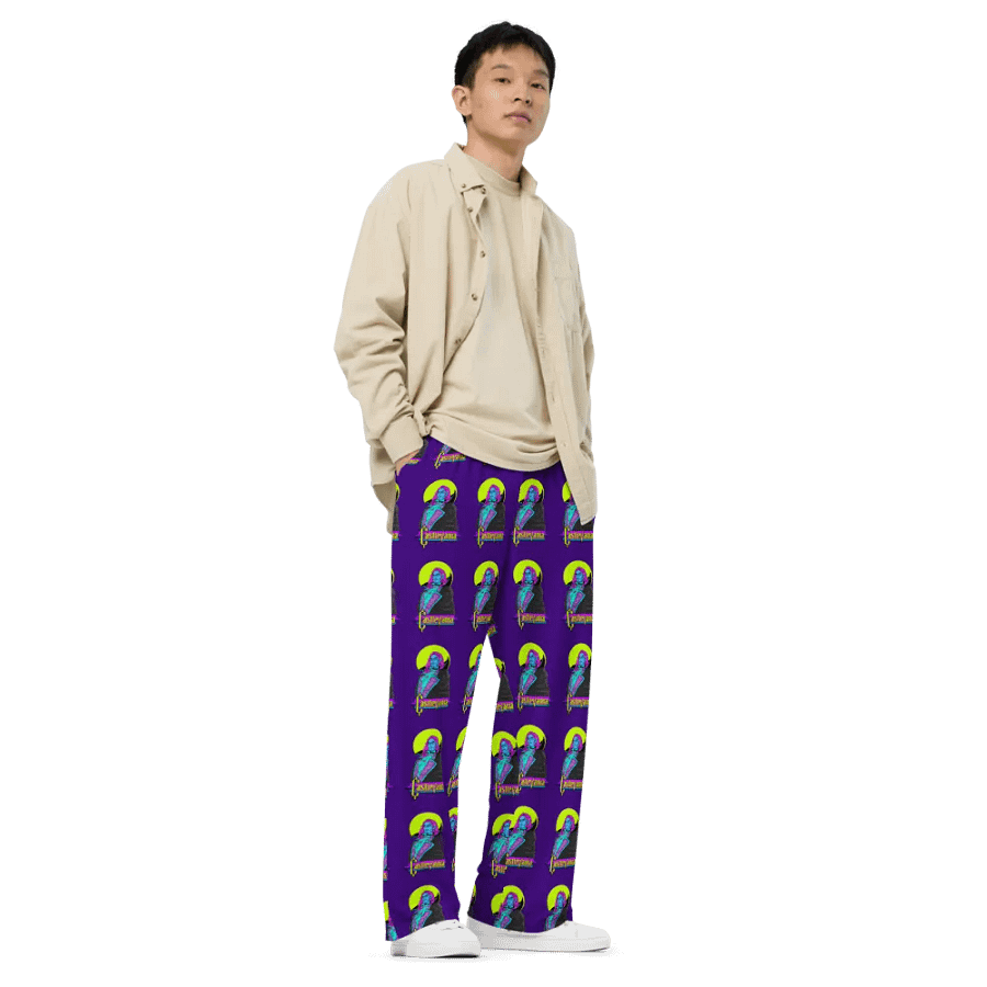 Castlevania Neon Tribute Wide-Leg Pants product image (8)