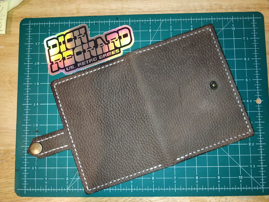 Brown Pebble Grain Passport Holder V1.0-A product image (4)