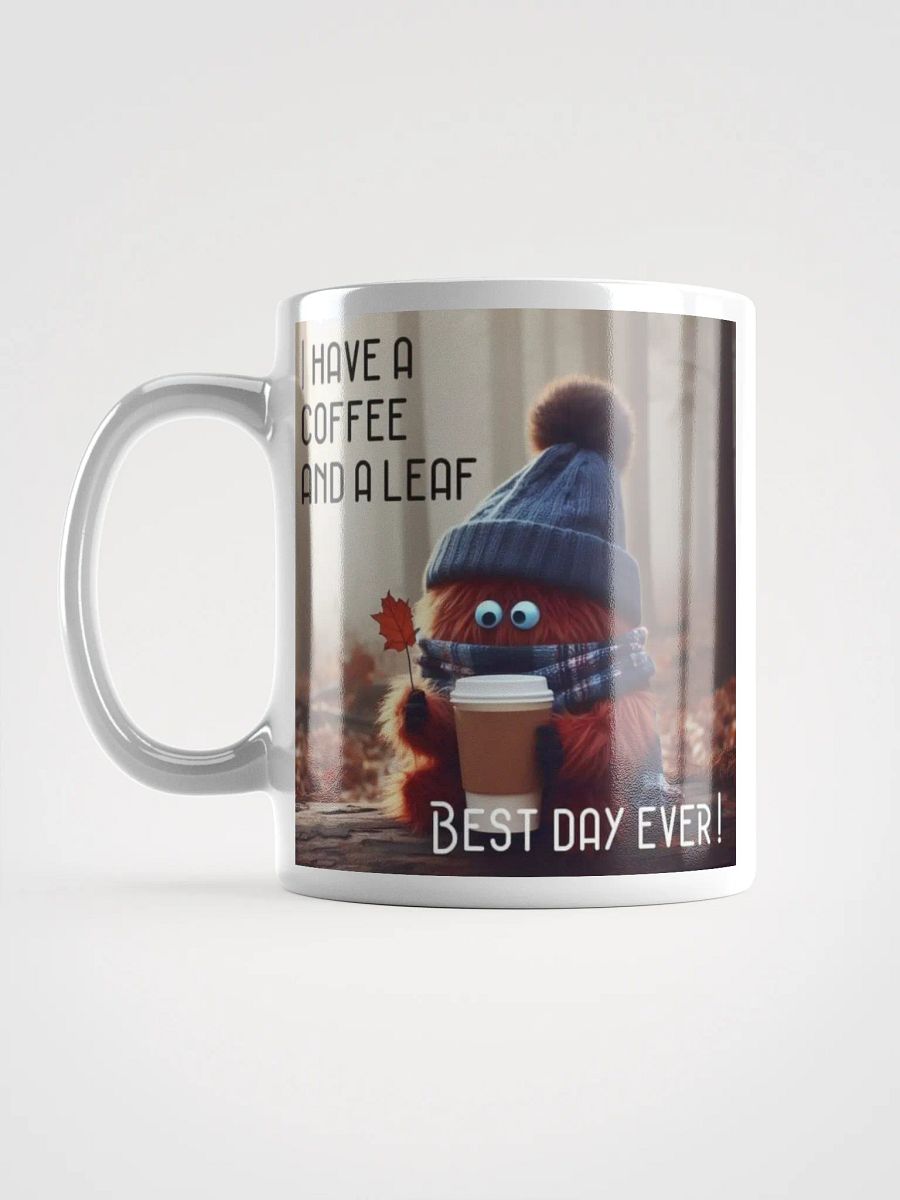 Coffee and a Leaf Ceramic Mug product image (6)