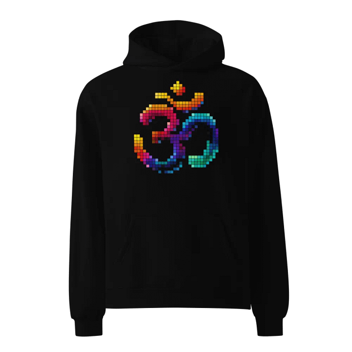 Pixel Om Unisex Oversized Hoodie product image (1)