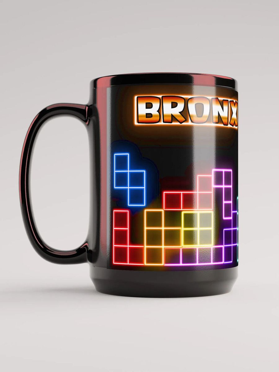 Bronx Neon Retro 15oz Black Glossy Mug product image (6)