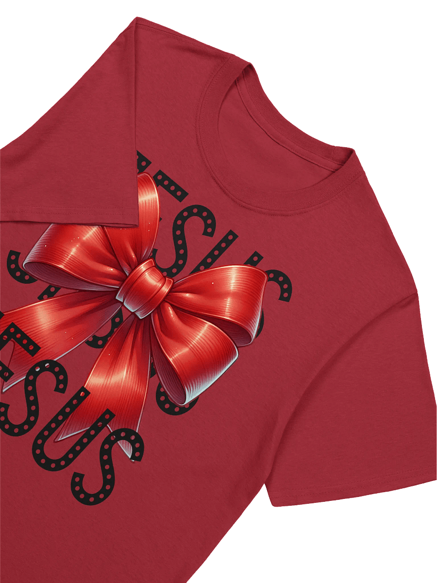 JESUS Bow Charm Gildan Unisex Softstyle T-Shirt product image (2)