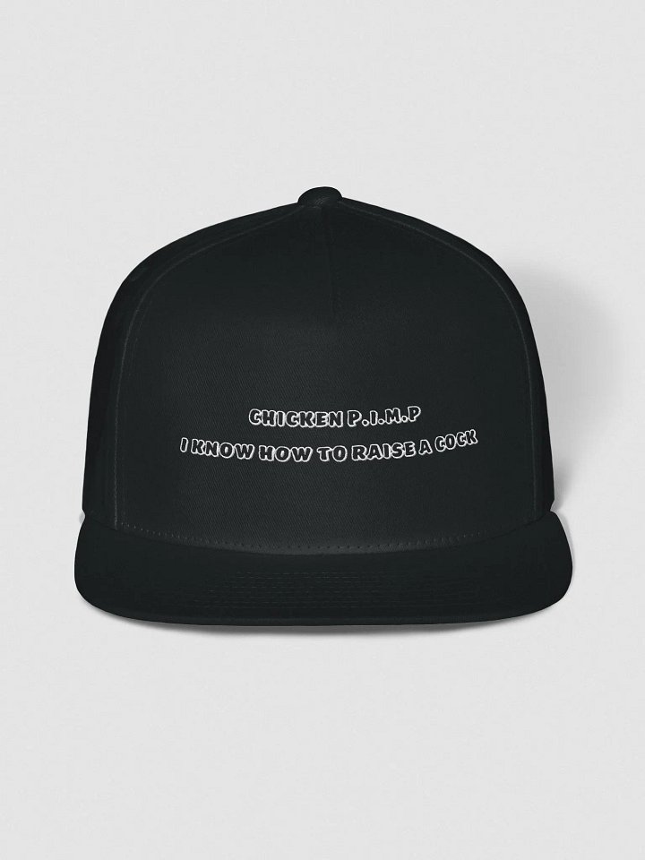 Chicken PIMP Yupoong Flat Snapback Cap product image (1)