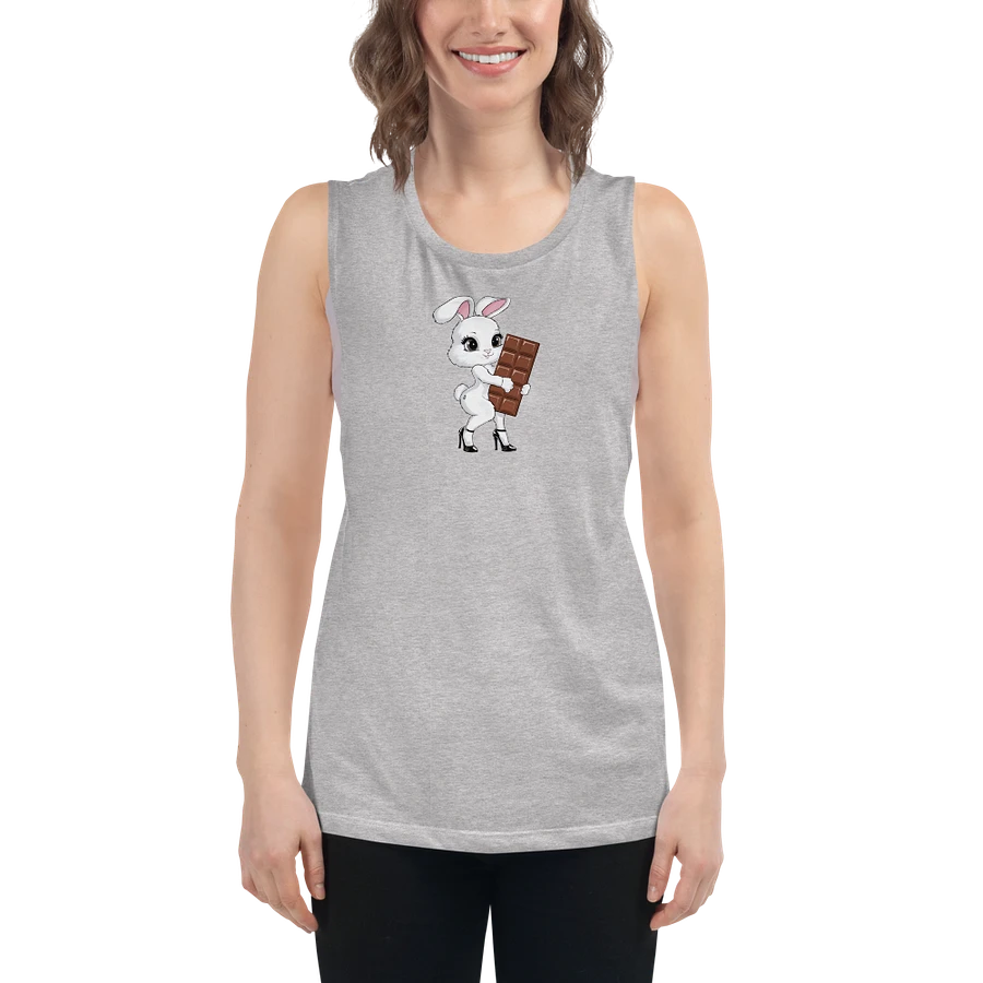 QOS Snow bunny with chocolate bar flowy tank top product image (52)