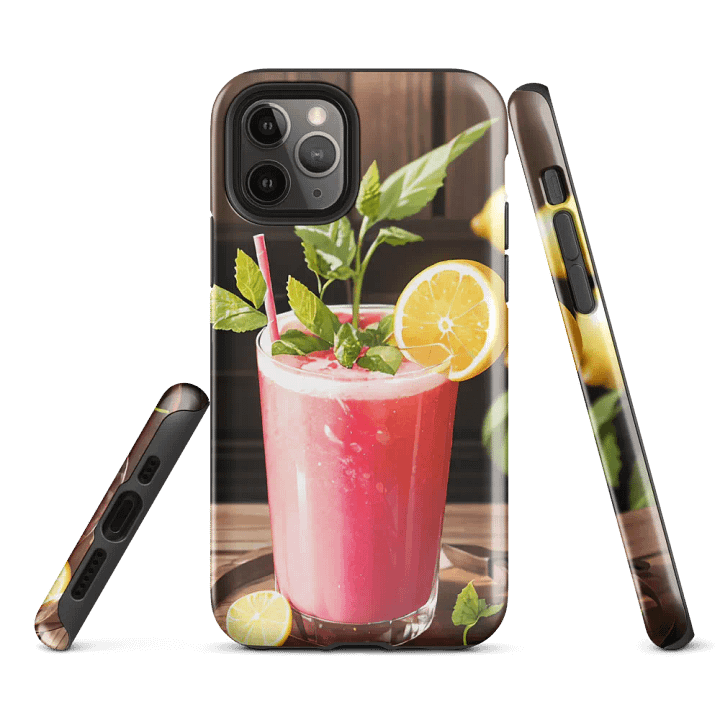 Summer Splash iPhone Tough Case – Vibrant Fruit Drink Design product image (2)