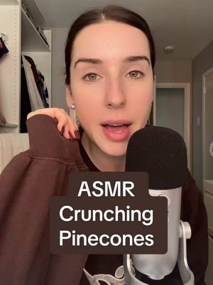 Let me know your take on the whole “satisfying” vs. relaxing when it comes to ASMR sounds. I think a lot of creators will label things as ASMR when really they’re just more of that satisfying sound and sometimes that low-key bothers me lolll #asmr #satisfyingsounds #crunchingleaves #relaxingvideos #whispering asmr outside
