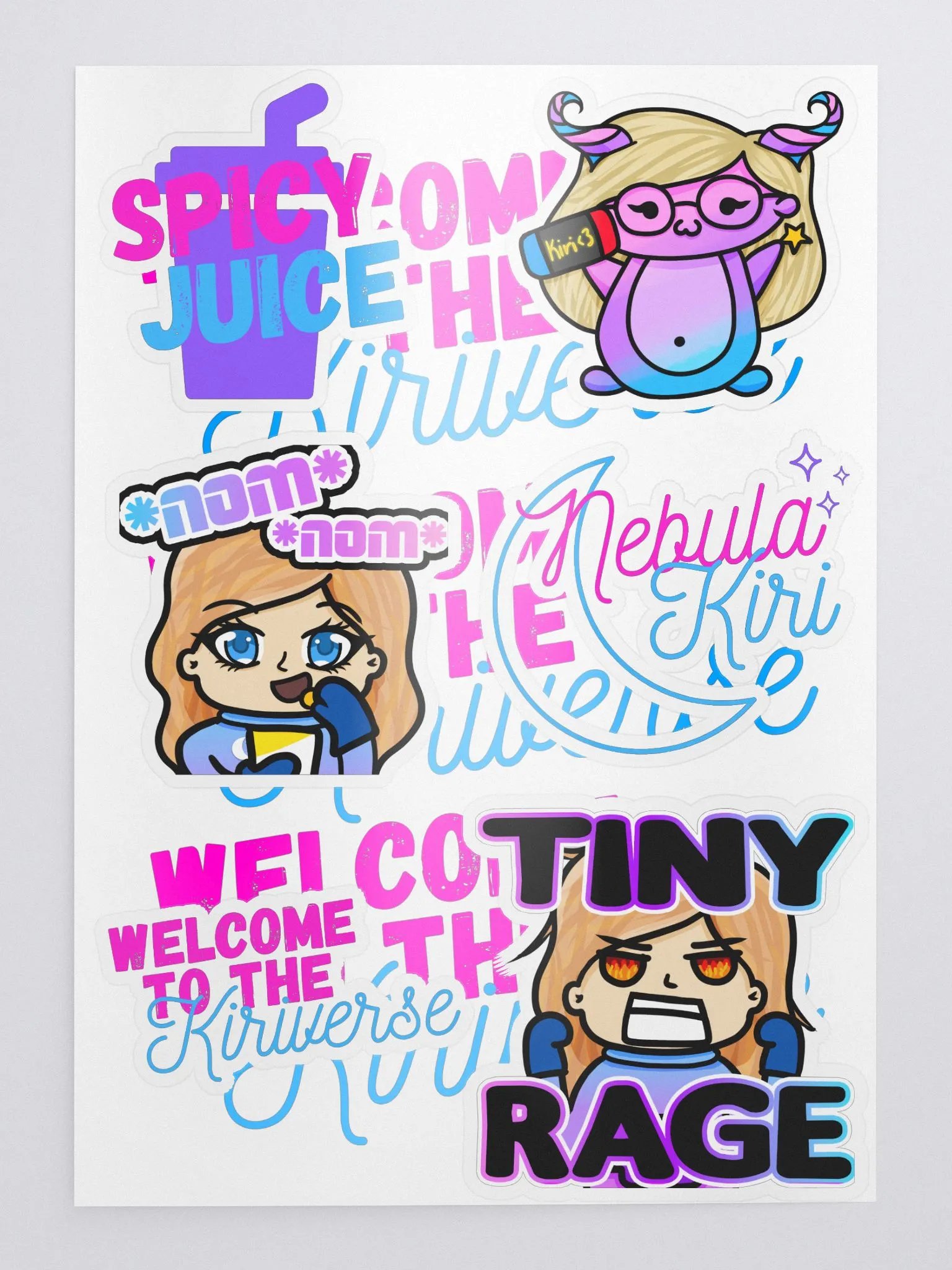 Kiriverse Emote Sticker Pack product image (1)