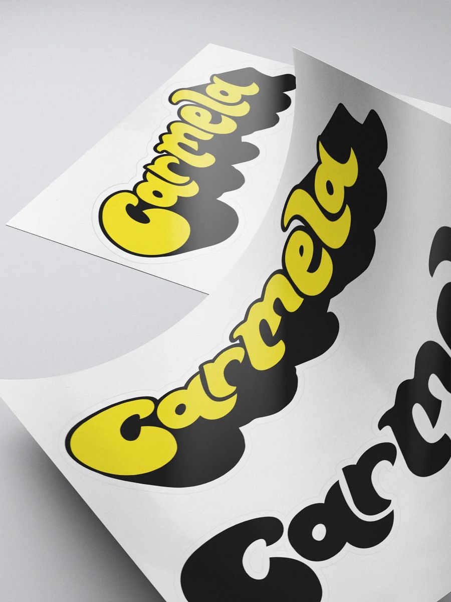 Carmela Logo Stickers product image (1)