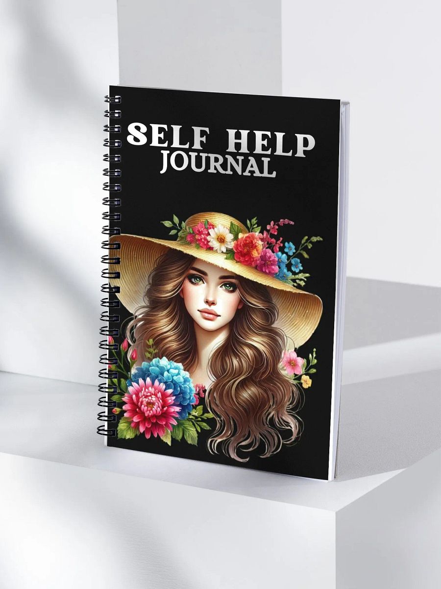 Floral Self-Help Spiral Notebook product image (4)