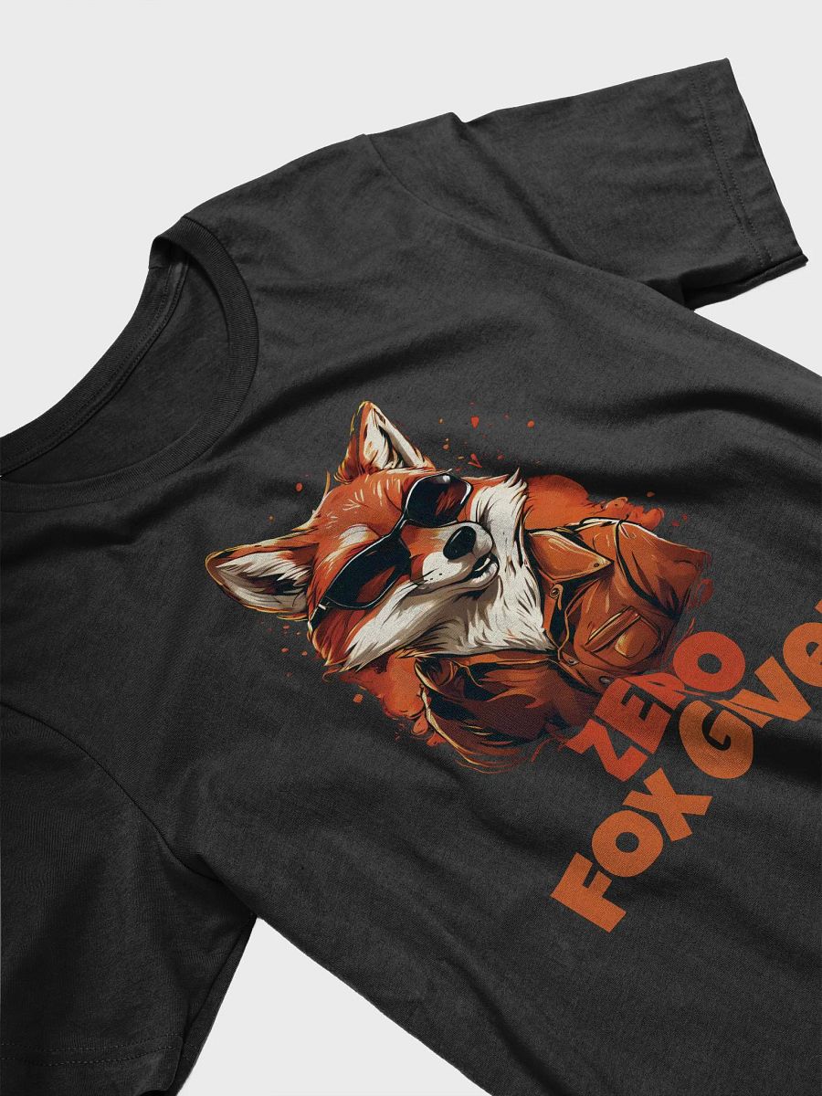 Zero Fox Given - Cool Funny Bella Canvas 3001 T-Shirt with Stylish Cartoon Fox Design product image (5)