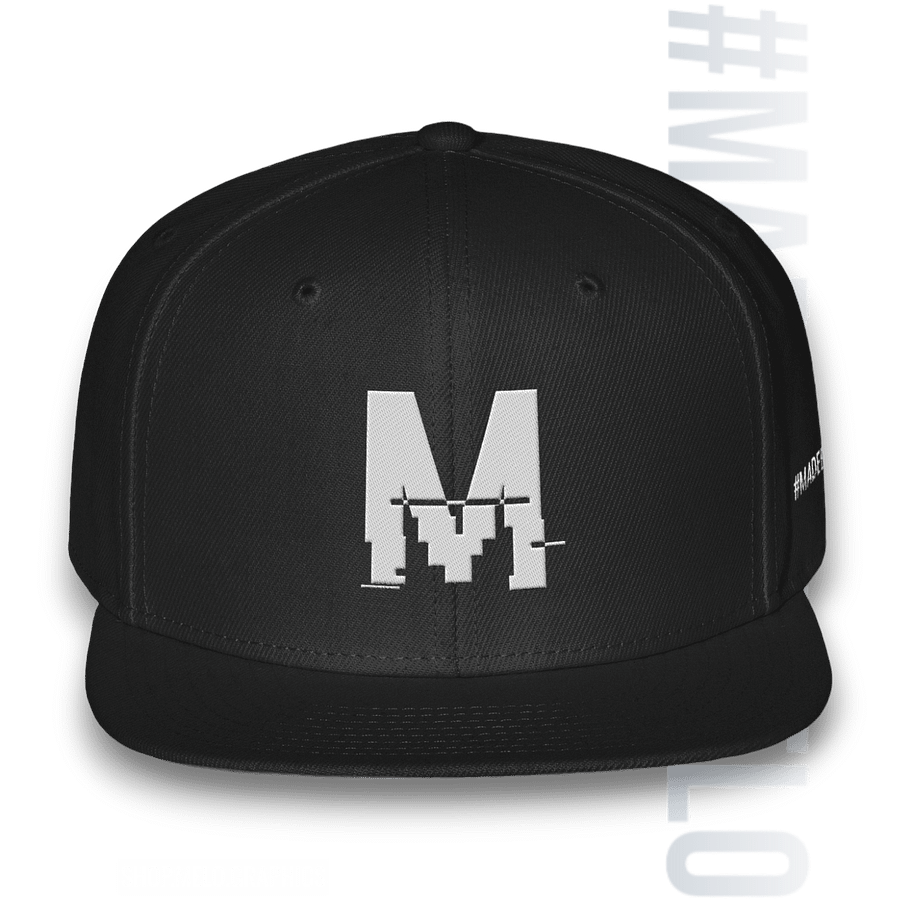 MELO CREW x Whiteout - Snapback Hat | #MadeByMELO product image (2)