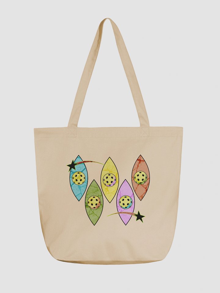 Mid Century Y2K Pickleball Ethereal Ellipse Eco Tote product image (5)