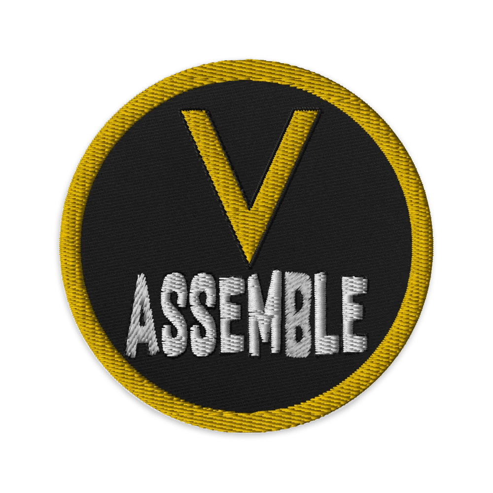 Vibrant V Assemble Embroidered Patch product image (1)