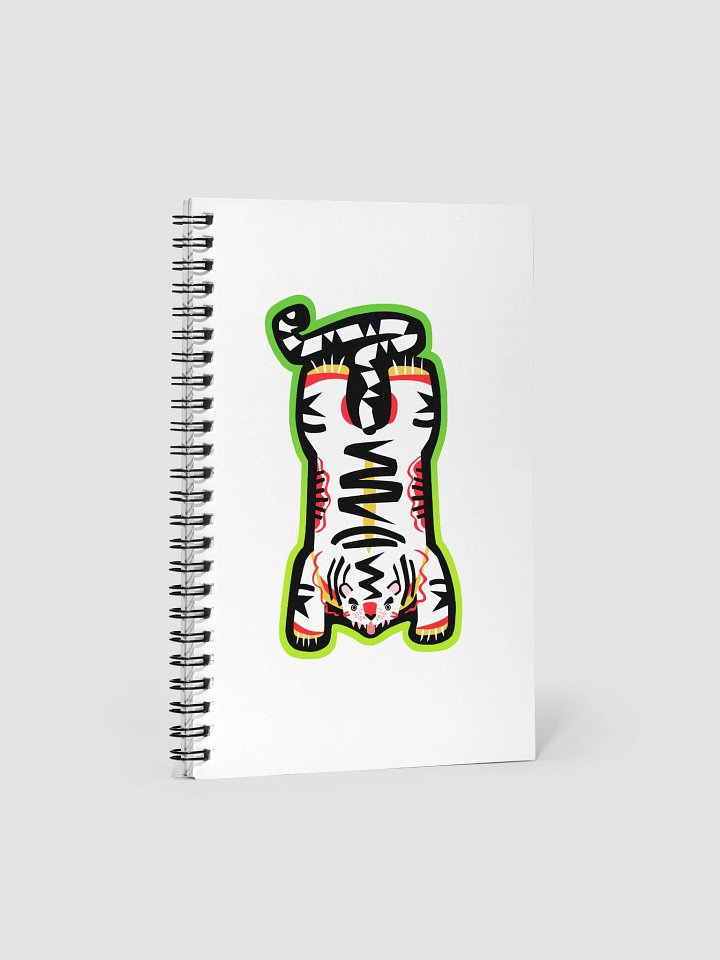 Orange and Lime Tiger Notebook product image (1)