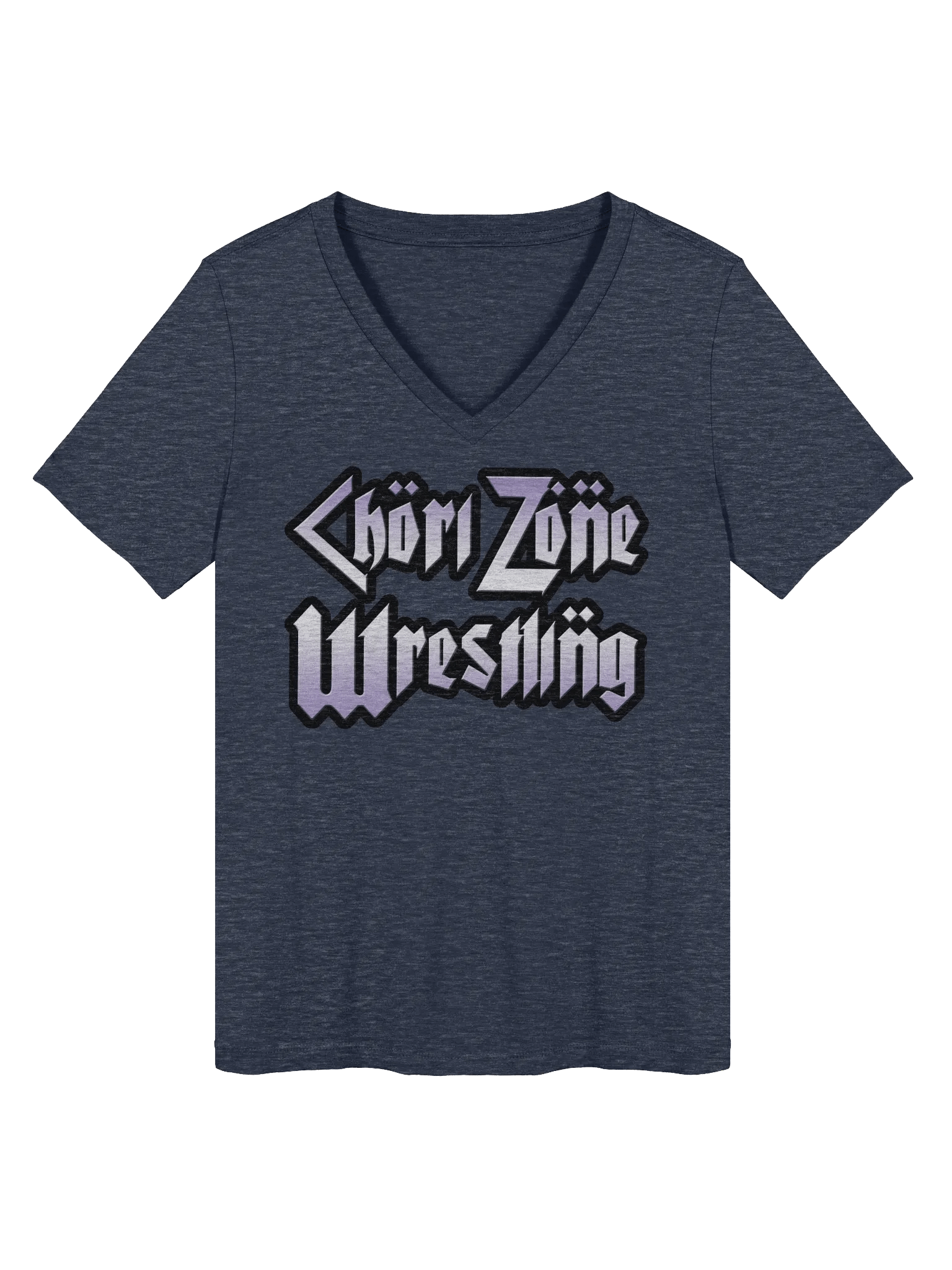"ChoriZone Wrestling" Women's Relaxed V-Neck T-Shirt product image (9)