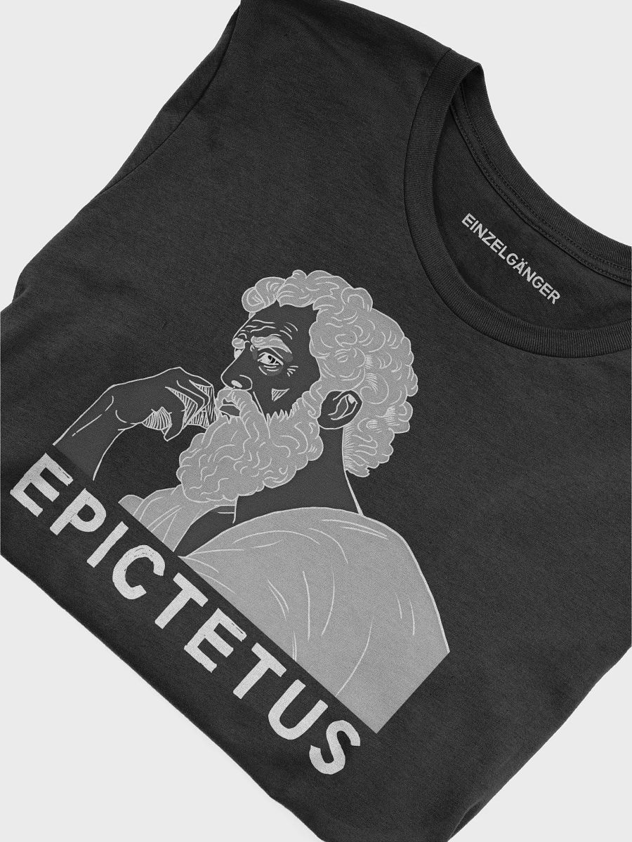 Epictetus T-shirt | Black & Grey product image (5)