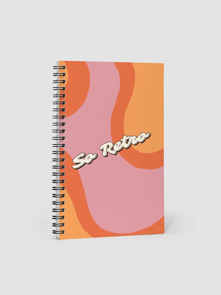"So Retro" Spiral Notebook product image (1)