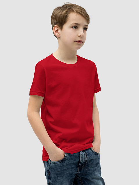 Photo showing Bella+Canvas Youth Short Sleeve T-Shirt