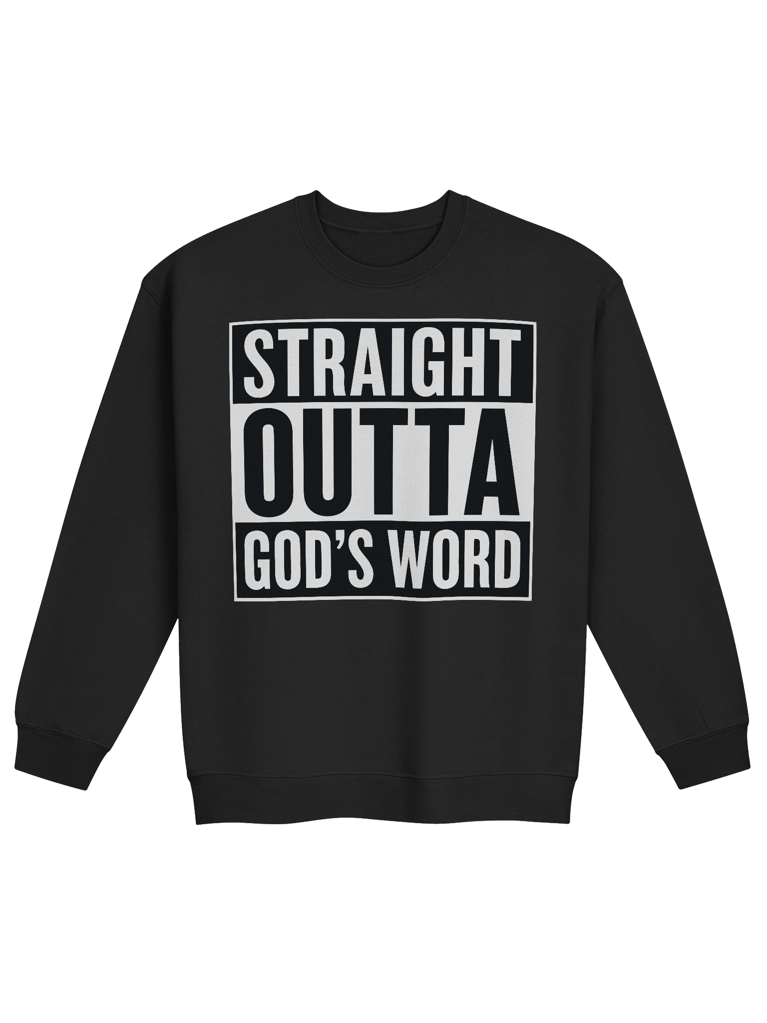 Straight Outta God's Word Classic Crewneck Sweatshirt product image (1)
