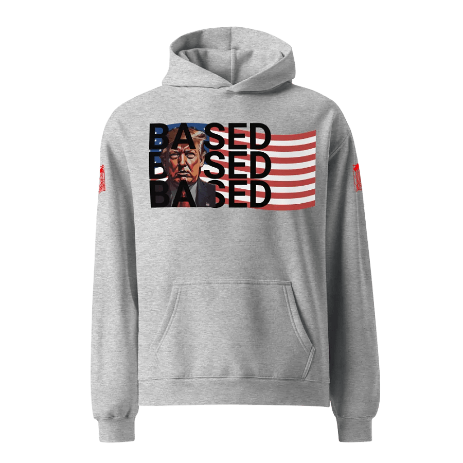 BASED American Flag Mugshot + Bold Letters ~Sweater 1~ product image (12)