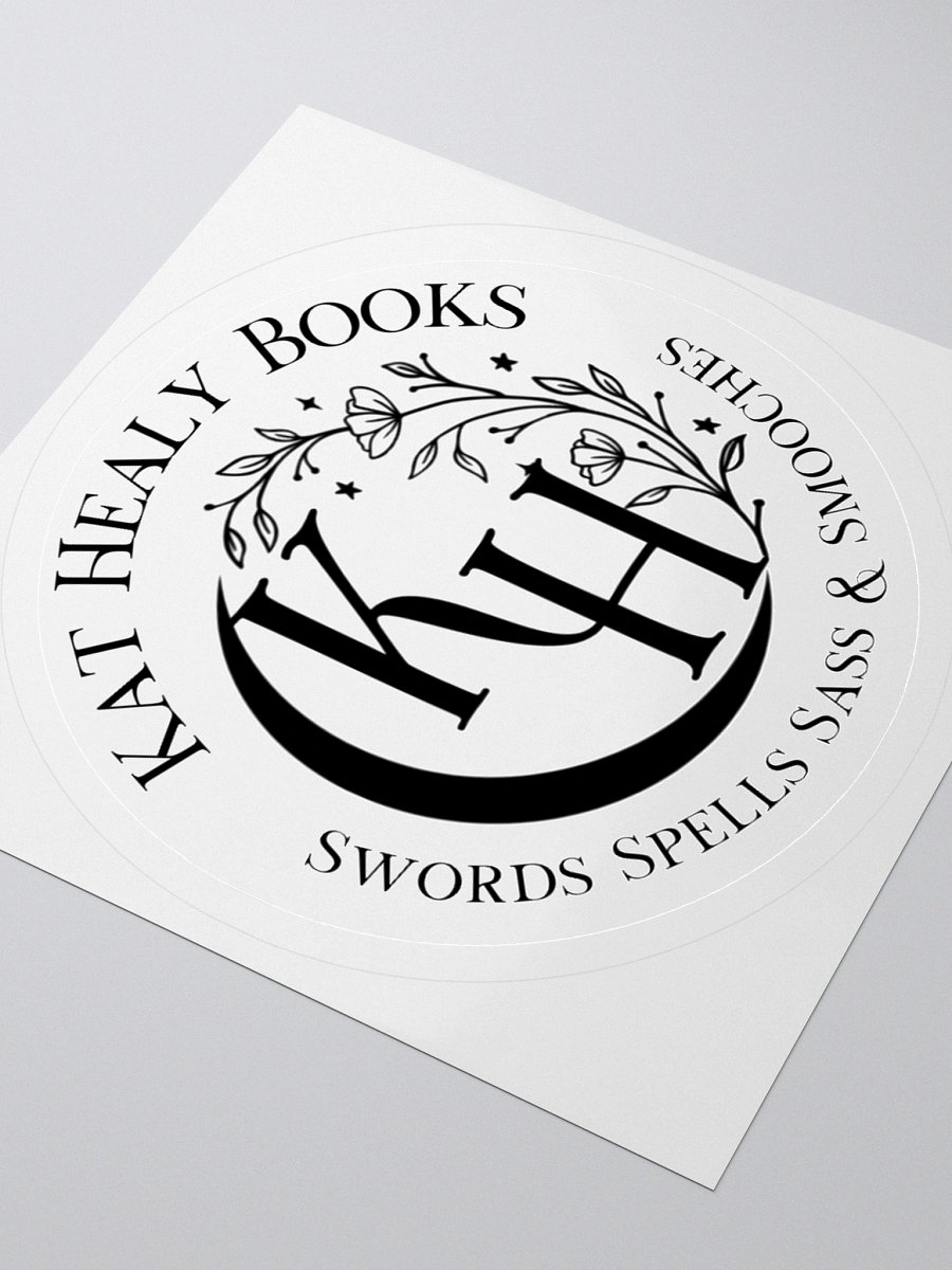 Kat Healy Books Slogan Sticker product image (9)