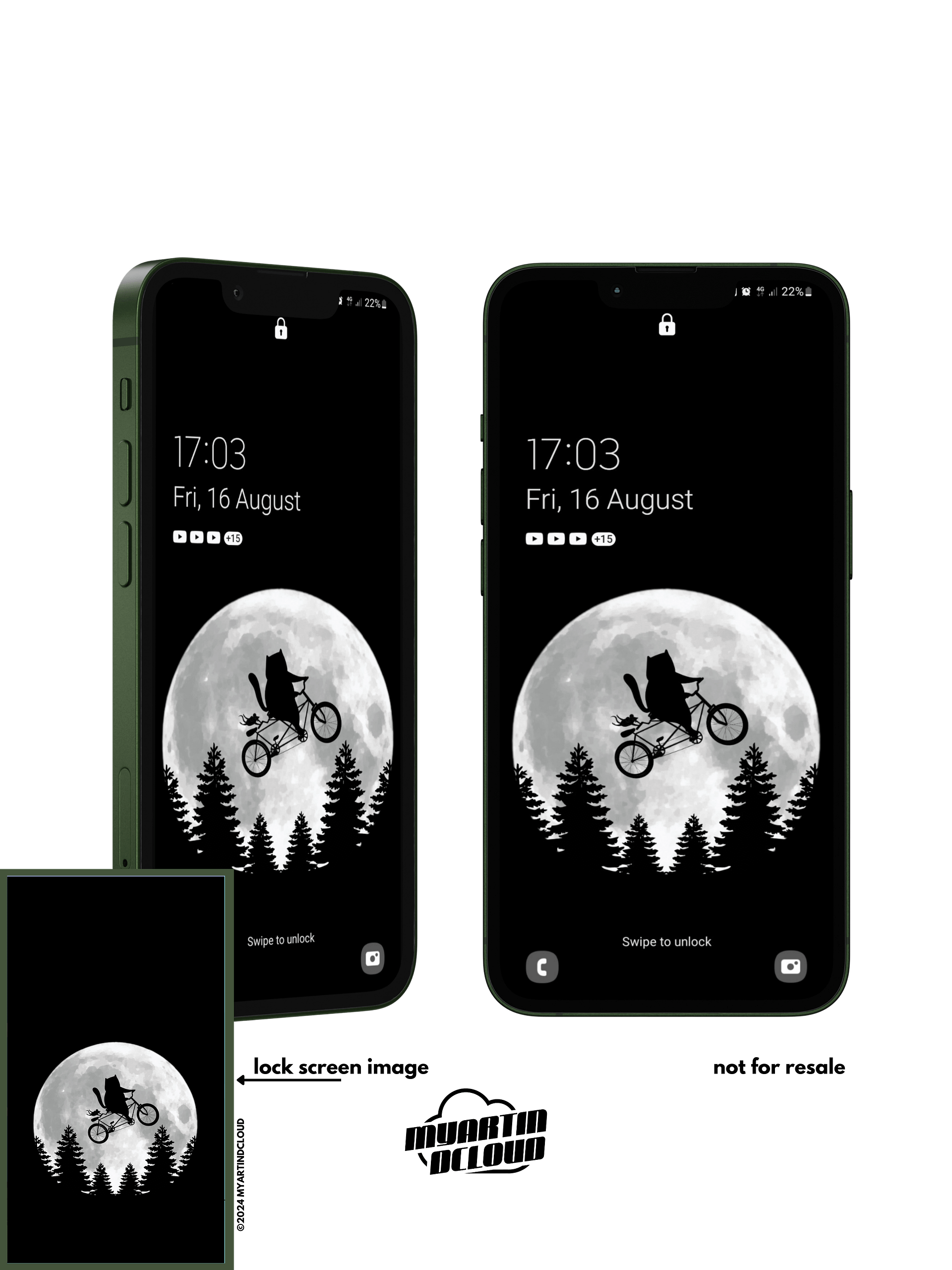 Moonlit Adventure Lock Screen Wallpaper product image (1)