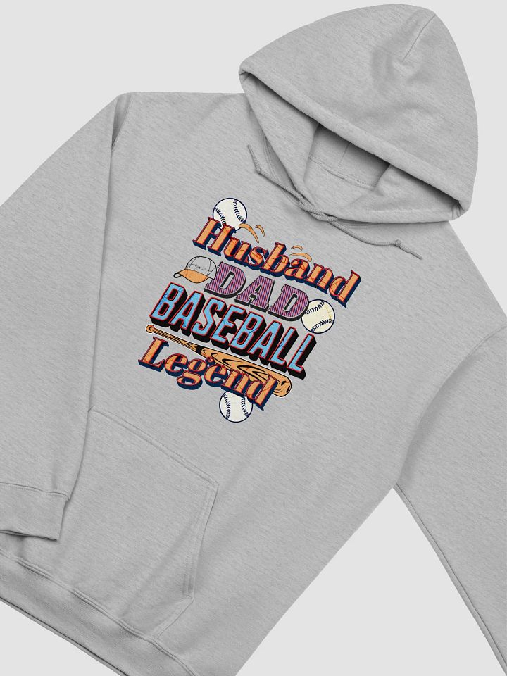 Husband Dad Baseball Legend Vintage Hoodie product image (17)