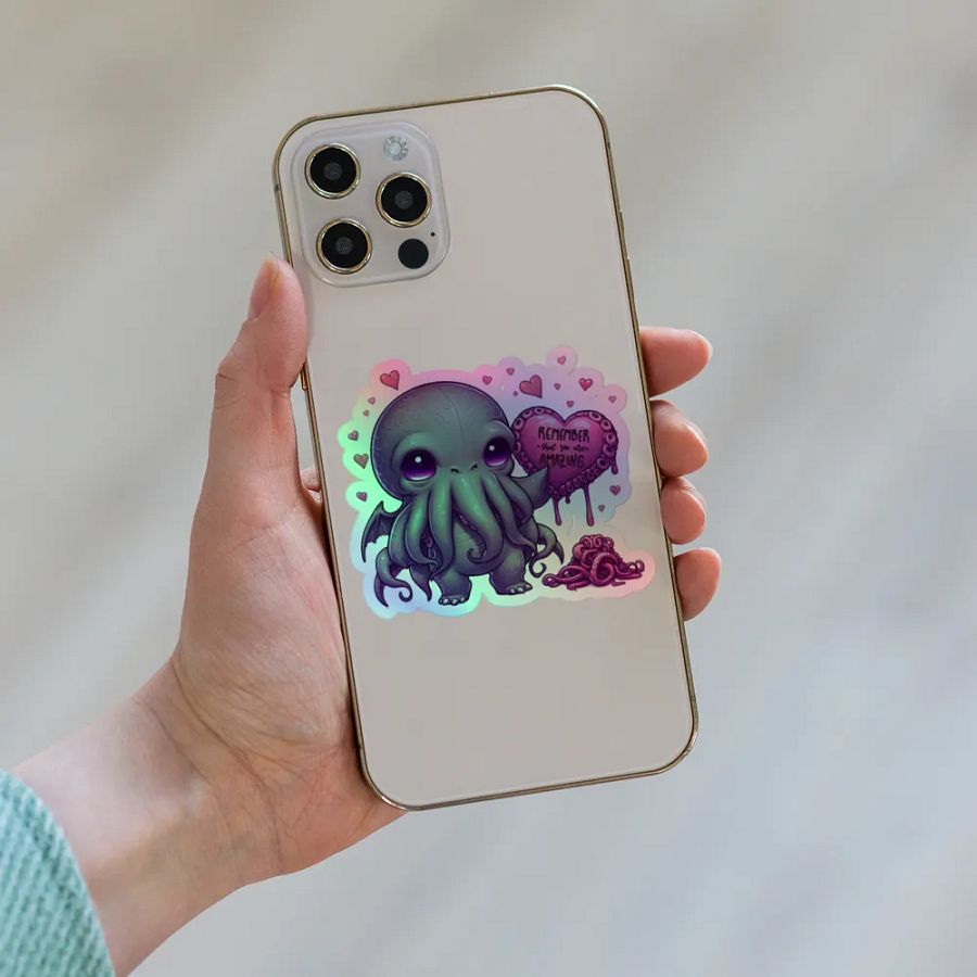 Remember Cthulhu Holographic Sticker product image (8)