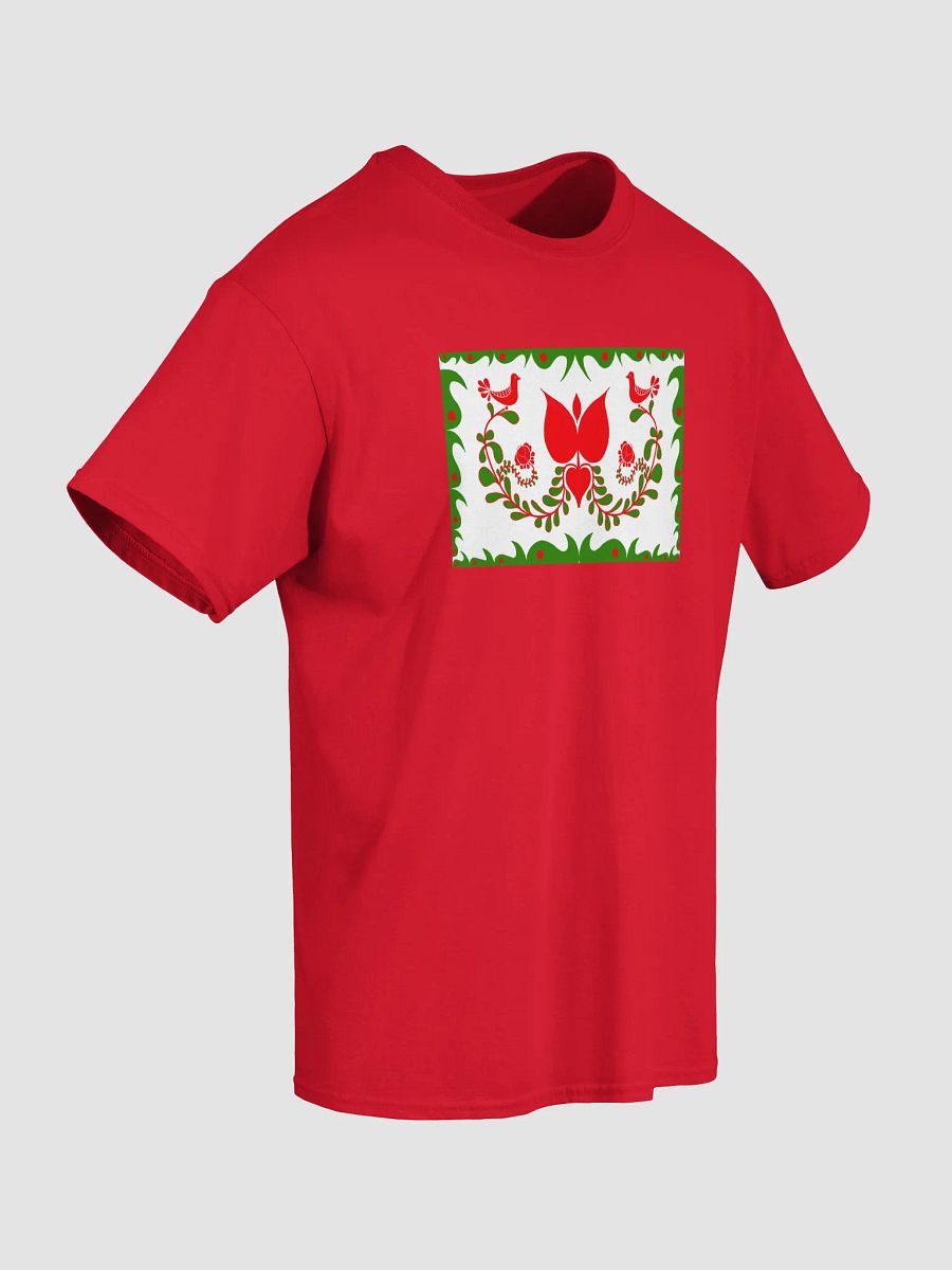 Hungarian Color Folk Art Lovebirds T-Shirt product image (5)
