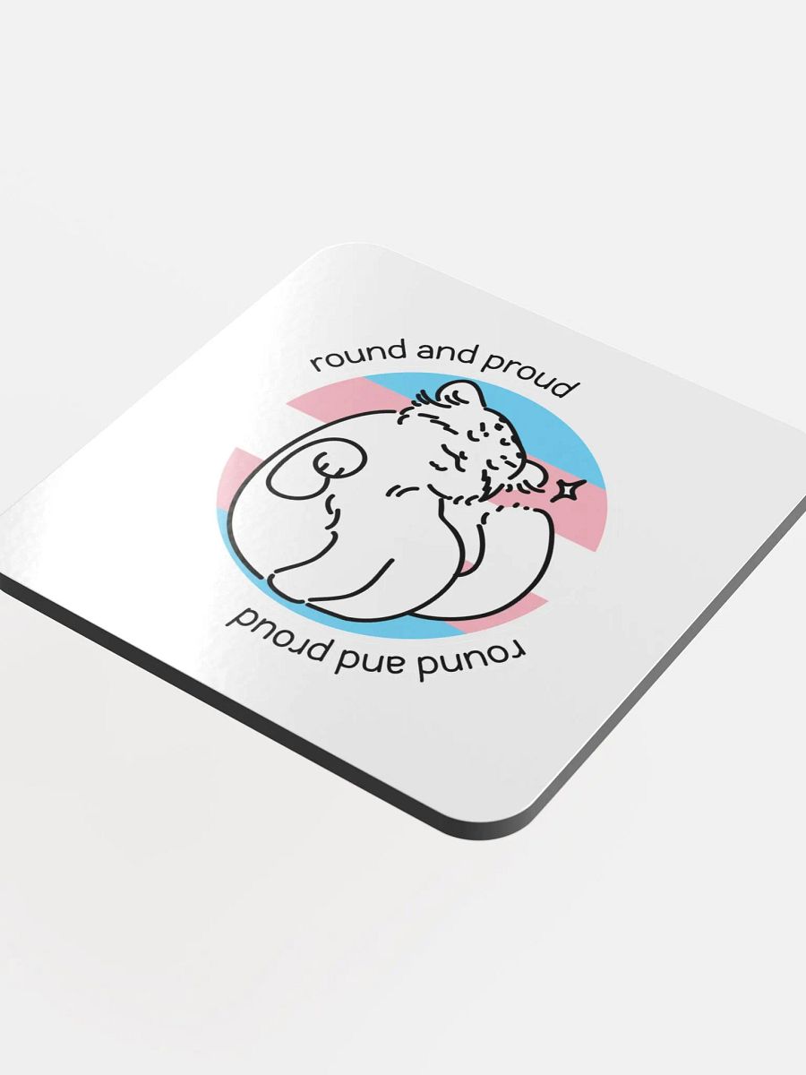 Round and Proud Manul Transgender Version - Coaster product image (4)