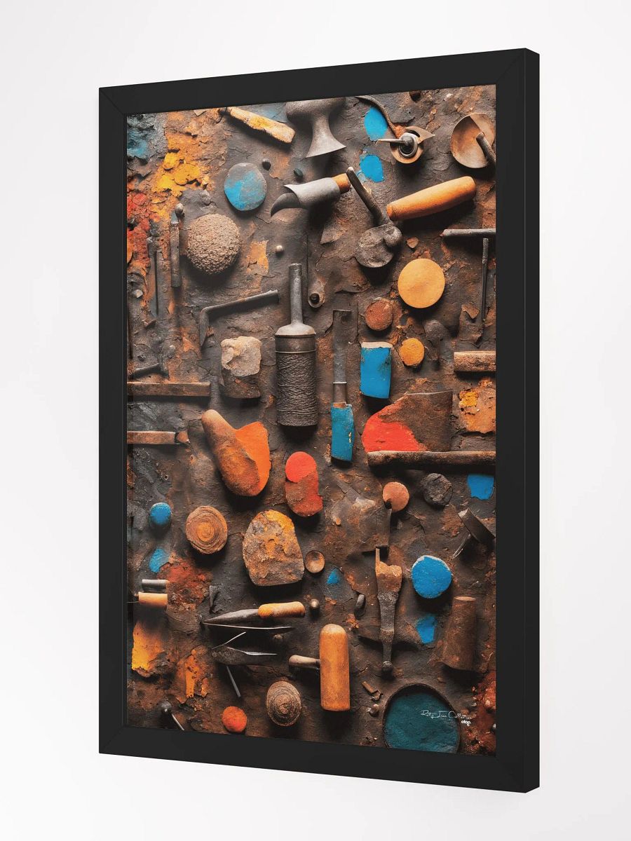 Rustic Wall Decor | Unique Rusty Iron Artwork | Modern Home Decor product image (3)