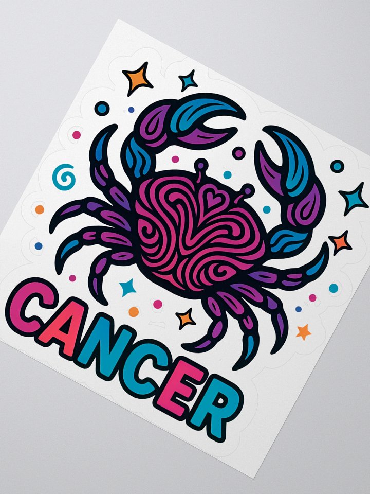 Cancer Zodiac Sign Sticker product image (5)