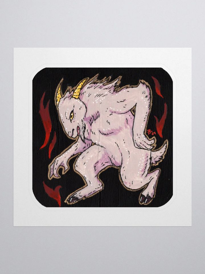 Goatman Kiss-Cut Vinyl Sticker product image (1)