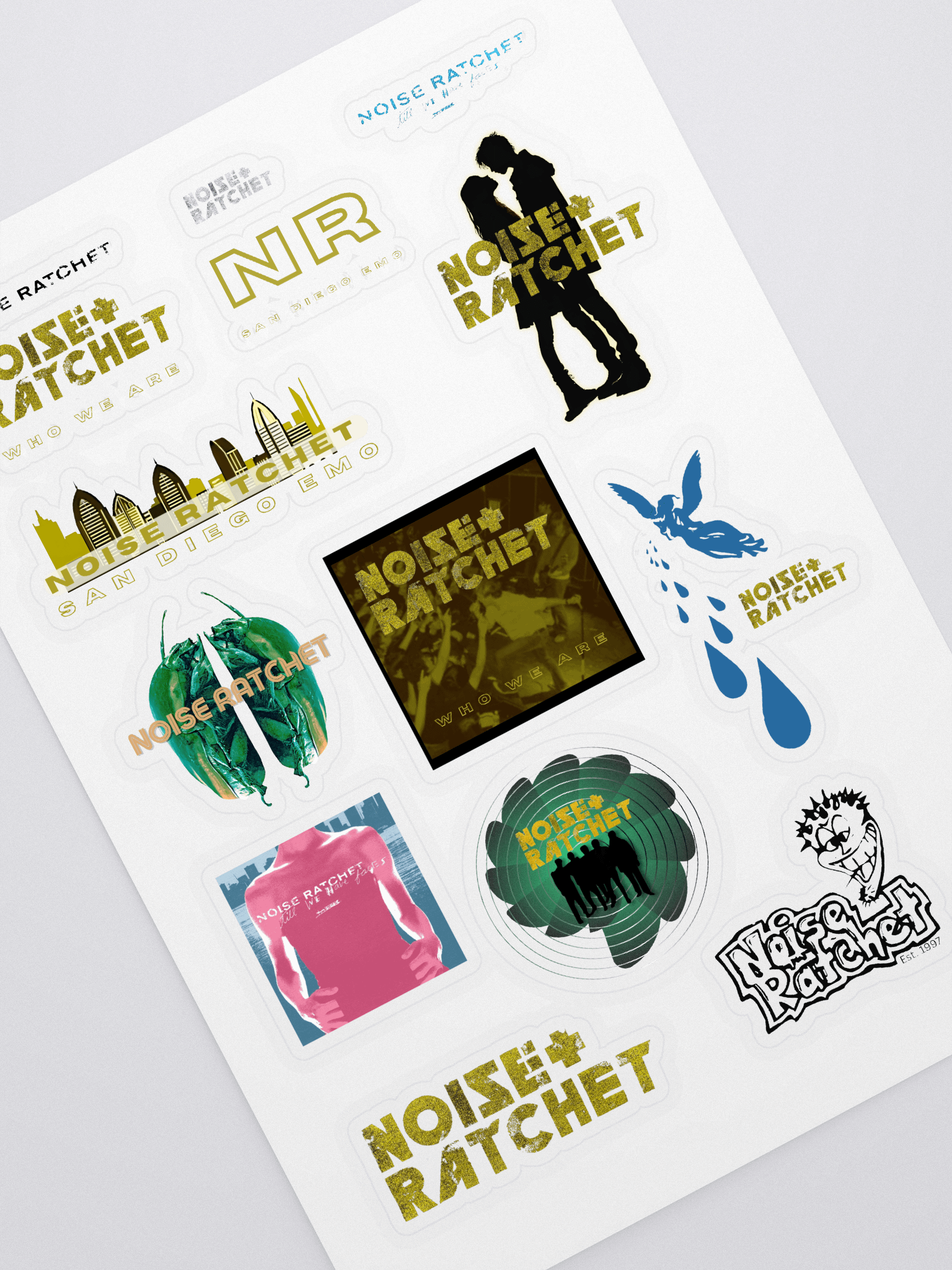 Noise Ratchet - Sticker Sheet (14 Stickers) product image (1)