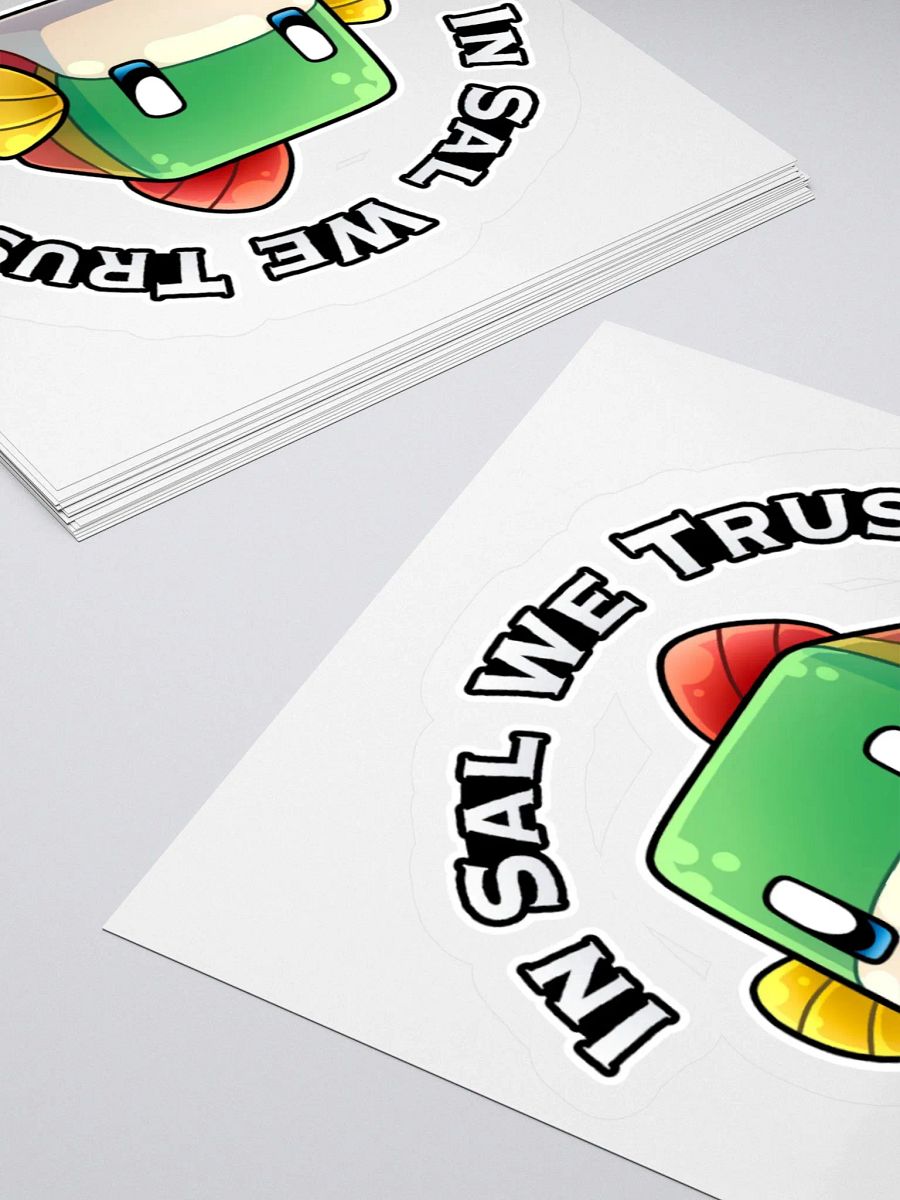 In Sal We Trust Sticker product image (4)