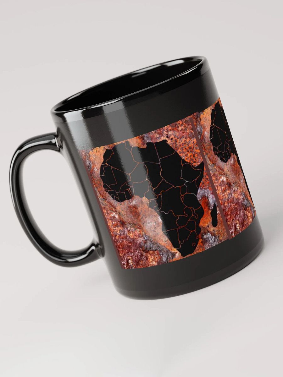 African Continent Black Glossy Mug product image (5)